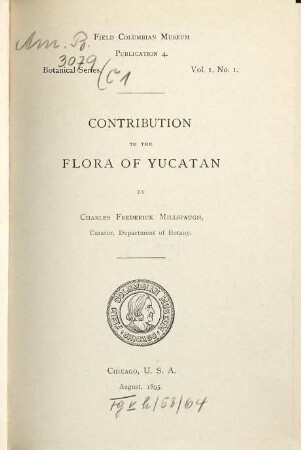 Contribution to the flora of Yucatan