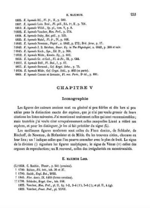 Chapitre V Iconographie
