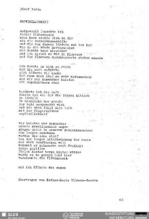 Empfindlichkeit