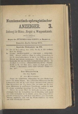 3. 15. Februar 1872