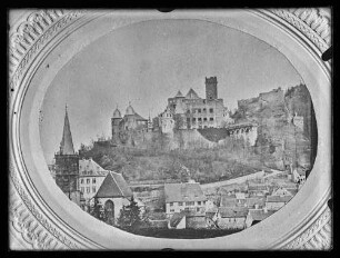 Burg Wertheim (Bild oval eingefasst in Rahmen o.ä.)