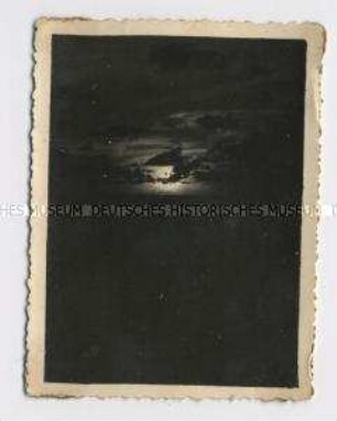 Sonnenuntergang, Foto aus dem Indochina-Konvolut des Legionärs Harry Weiss