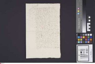Babenhausen: Gültbrief der Präsenz Babenhausen