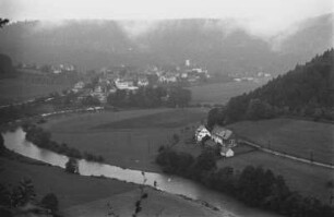 Donaudurchbruch : Blick auf den Donaudurchbruch bei Beuron