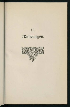 103-134, II. Waffensegen