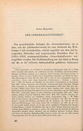 40-81 Der Gewerkschaftsstreit