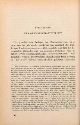 40-81 Der Gewerkschaftsstreit
