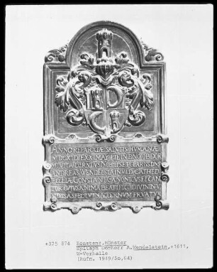 Epitaph Domherr A. Wendelstein