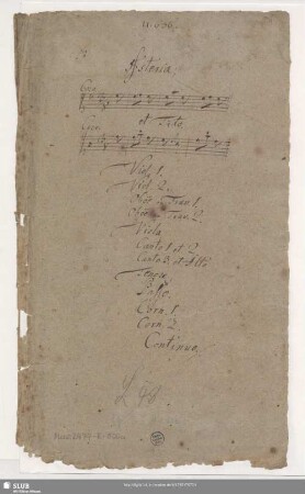 2 Operas. Excerpts - Mus.2477-E-500 - Mus.2477-E-500a : Coro, orch, org
