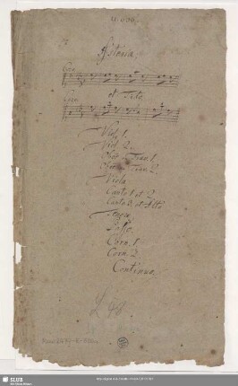 2 Operas. Excerpts - Mus.2477-E-500 - Mus.2477-E-500a : Coro, orch, org