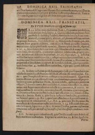 Dominica XXII. Trinitatis,