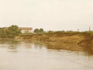 Uferabbruch an der Leine