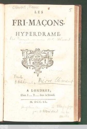 Les Fri-Maçons : Hyperdrame