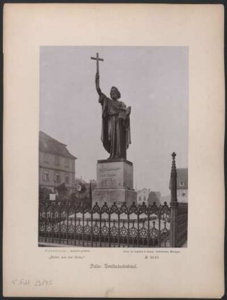 Fulda: Bonifaciusdenkmal.