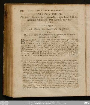 §. XC. Quid per officium Christianum in genere, & virtutem Christianam intelligatur.