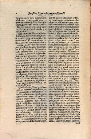 Semicenturia Selectarum Quaestionum Ex Prima Pandectarum parte, potissimum ex Libro 4to depromptarum