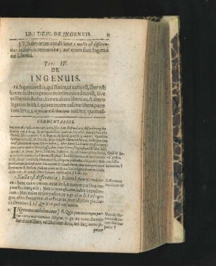 Tit. IV. De Ingenuis.