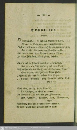 Trostlied
