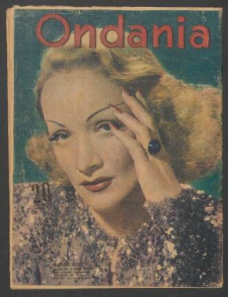 [Fotografía de] Marlene Dietrich