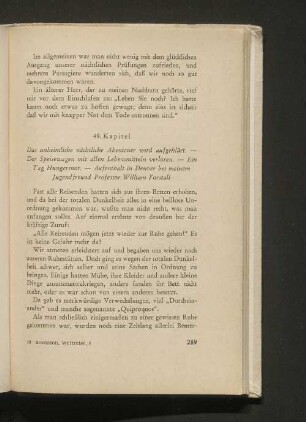 49. Kapitel Das unheimliche nächliche Abenteuer wird aufgeklärt...