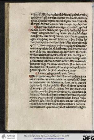 Querela amici ad amicum qui ab hostibus captus est.