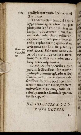De Colicis Doloribus Nothis