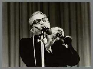 Ferdinand Havlik : Portrait des Jazzmusikers Ferdinand Havlik im Hygiene-Museum Dresden