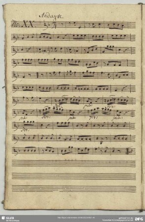 20. Anonymus, Andante, F-Dur