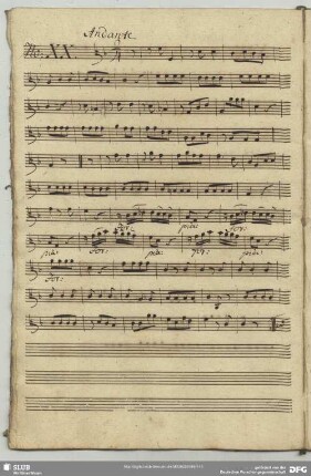 20. Anonymus, Andante, F-Dur
