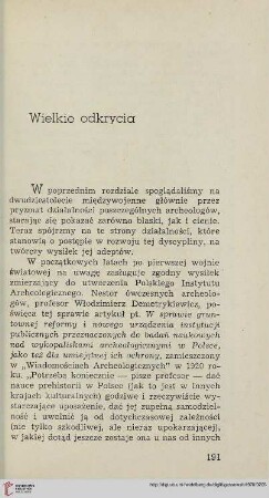 Wielkie odkrycia