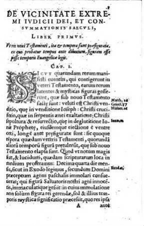 De vicinitate extremi iudicii ... libri II.