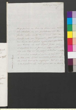 Brief von Stein, Gottlob Friedrich Konstantin von an Goethe, Johann Wolfgang von