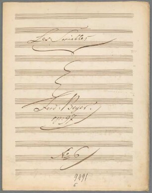Duos; G; pf 4hands; op. 97/6 - BSB Mus.Schott.Ha 9994-3