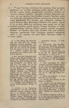 Die Annalen des Tacitus, 2. Buch XI - XVI