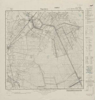 2910 (alte Nr.: 1443) Papenburg, Meßtischblatt (4cm - Karte)