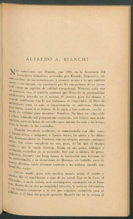 Alfredo A. Bianchi