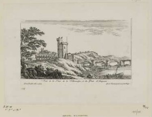 Veuë de la Tour de la Villeneufue, et du Pont d’Auignon, aus: "Ansichten aus Italien und Frankreich"