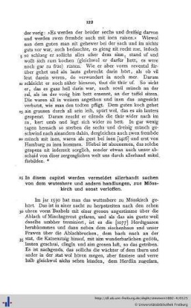 In disem capitel werden vermeldet allerhandt sachen von dem wuteshere und andern handlungen, zue Mösskirch und sonst verloffen.