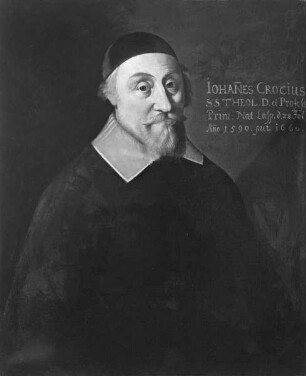 Bildnis des Johannes Crocius, 1619-1624 und 1653-1659 Professor der Theologie in Marburg (1590-1659)