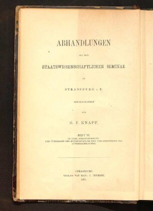 Der Untergang des Bauernstandes und das Aufkommen der Gutsherrschaften : nach archivalischen Quellen aus Neu-Vorpommern und Rügen