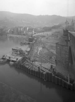 Sicherung Fundamente Alte Brücke Heidelberg