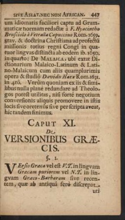 [Sectio I. Aphoristica]