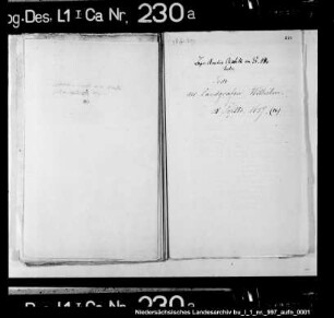 Tod des Landgrafen Wilhelm von Hessen