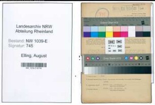 Entnazifizierung August Elling , geb. 08.06.1920 ()