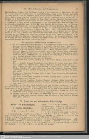 D. Abgehende und ankommende Eisenbahnzüge