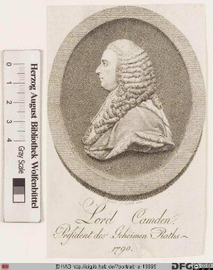 Bildnis Charles Pratt, 1786 1. Earl Camden