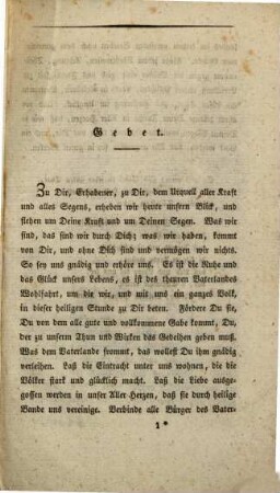 Predigt bei der Eröffnung der Stände-Versammlung des Königreichs Baiern : Den 11. März 1825 in der protestantischen Hofkirche gehalten