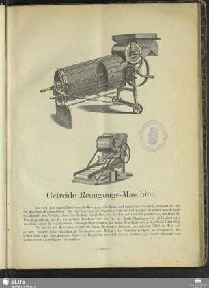 Getreide-Reinigungs-Maschine