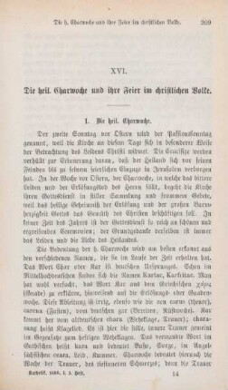 209-243 Die heilige Charwoche und ihre Feier im christlichen Volke