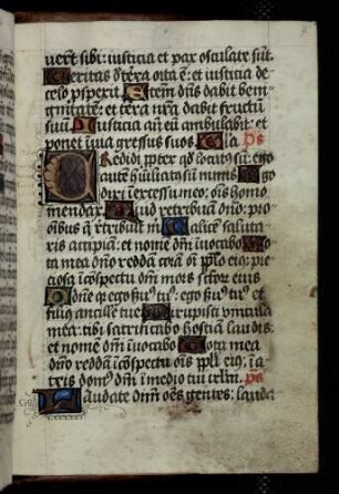 Zierinitiale (Psalm 115): C(redidi propter quod)
